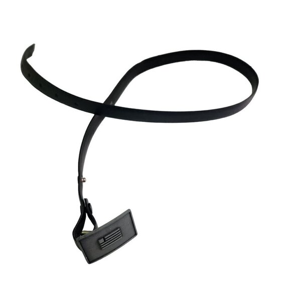 Vintage 1990s Usairways Leather Uniform Belt With Logo Buckle Size L - Picture 2 of 4